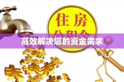安泽高效解决您的资金需求