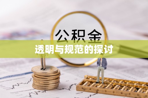 安泽透明与规范的探讨